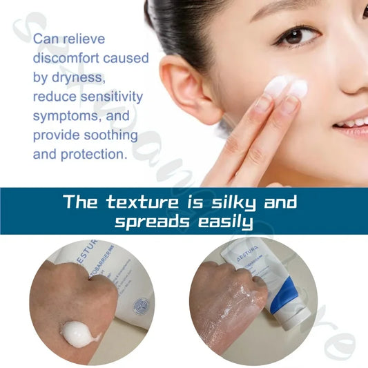 Moisturizing and soothing cream 80ml repairs barrier, improves dry and peeling skin, deeply hydrates and soothes face