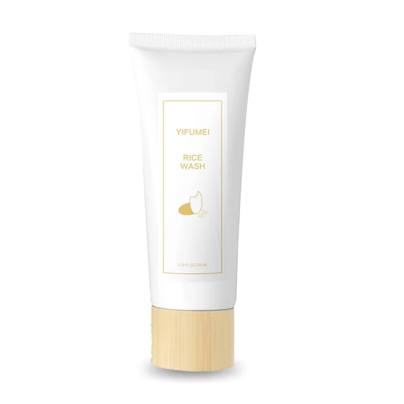 Rice Facial Cleanser Soothing Oil Control Face Wash Moisturizing Brightening Hydrating Face Cleanser Firming For Sensitive Skin
