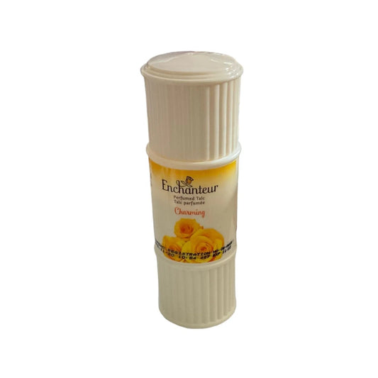Enchanteur DELUXE Charming Talc Gently Cleanses And Moisturises Brightening Smooth Skin Fresh Lasting Rose Floral Scent 