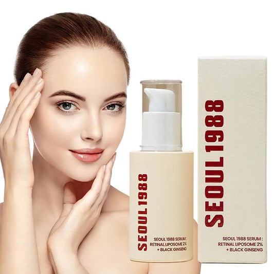 Korean SEOUL 1988 Moisturizing Serum Niacinamide Sunscreen Snail Cream Black Gingeng Extract Glow Face Serum Improve Skin Care