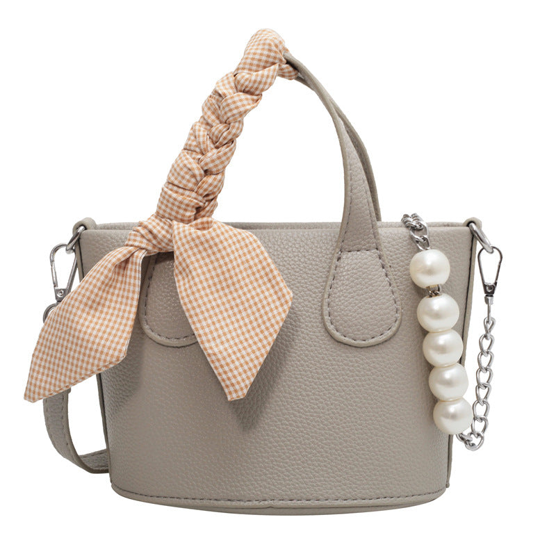 Candy-colored Bucket Bag Simple Cross-body