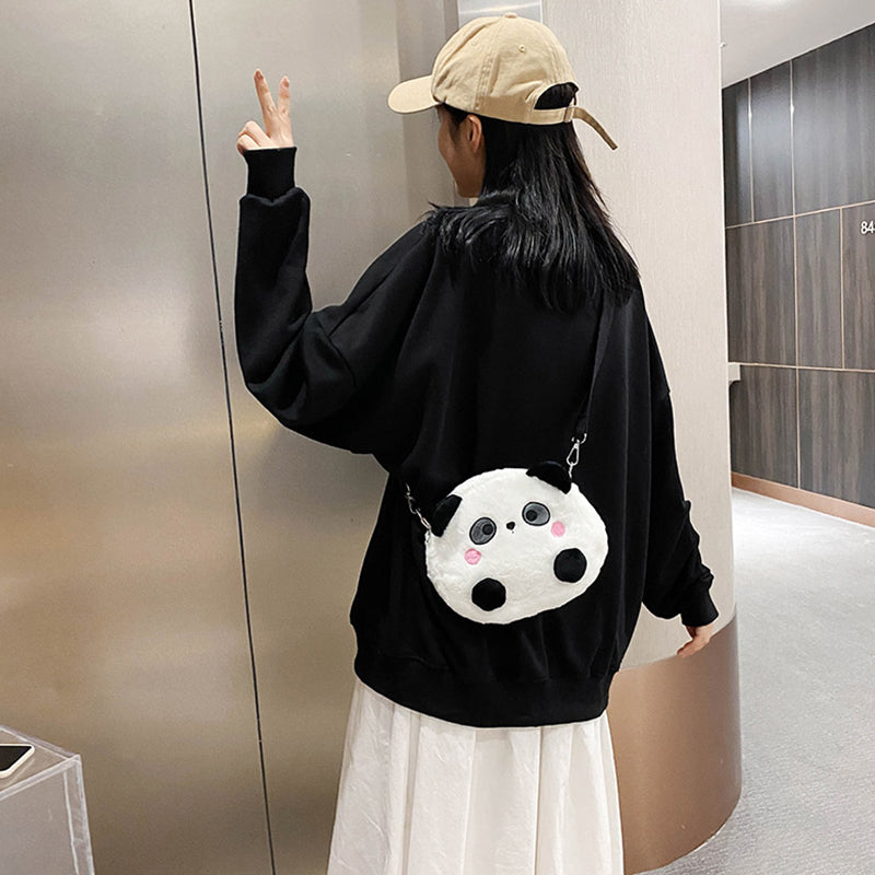 Cute Red Panda Plush Cross-body Bag