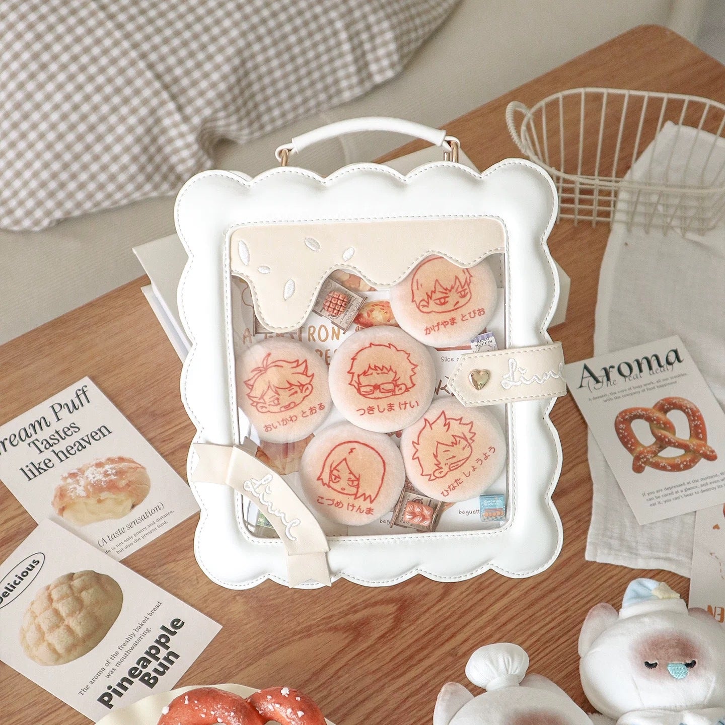 Cross-body Shoulders Doll Bag Cute Snacks