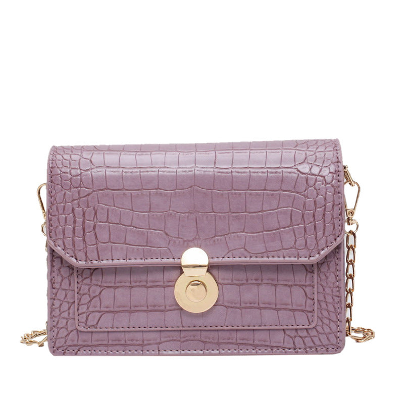 Stone Pattern PU Cross-body Bag with Shoulder Bag for Women