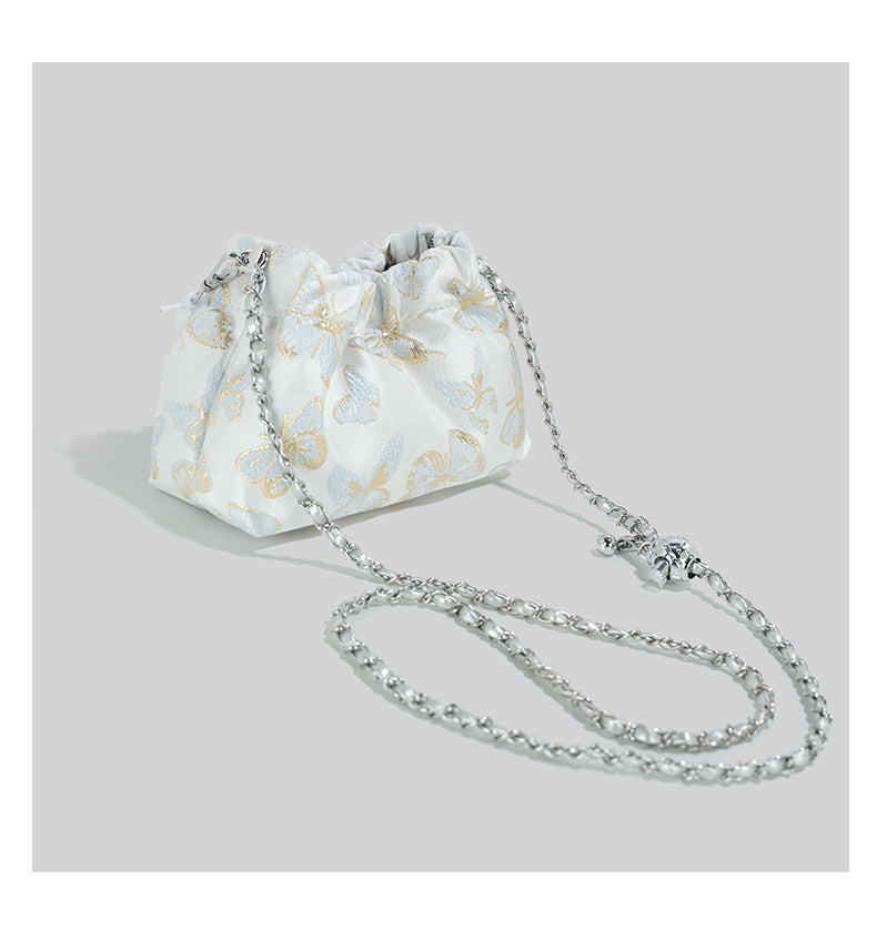 Bow Chain Bucket Women's Cross-body Bag