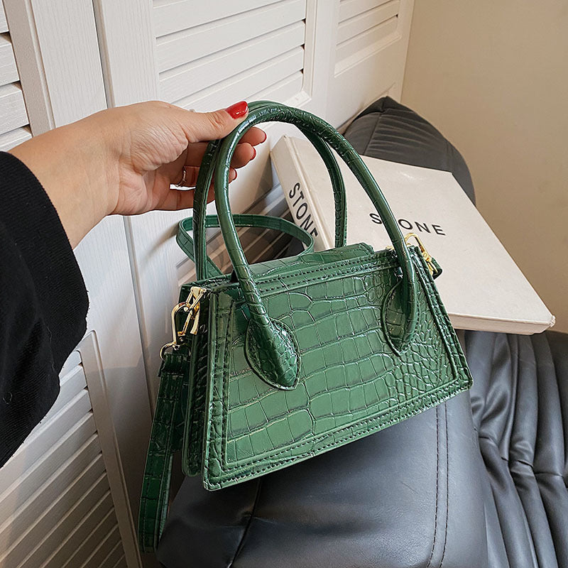 Simple Personality Serpentine Single Shoulder Cross Body Bag