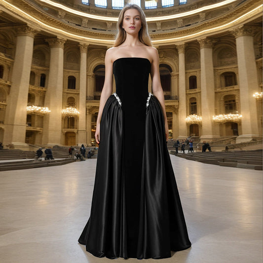 Design A Strapless Maxi Dress For Women