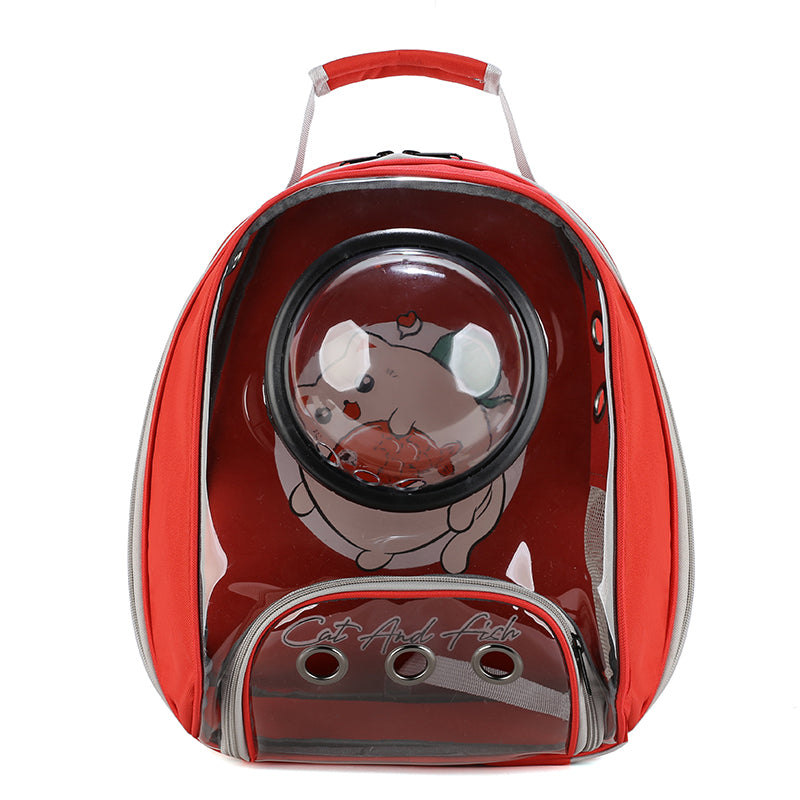 New Fashion Transparent Pet Bag - Cat And Dog Travel Backpack Bags