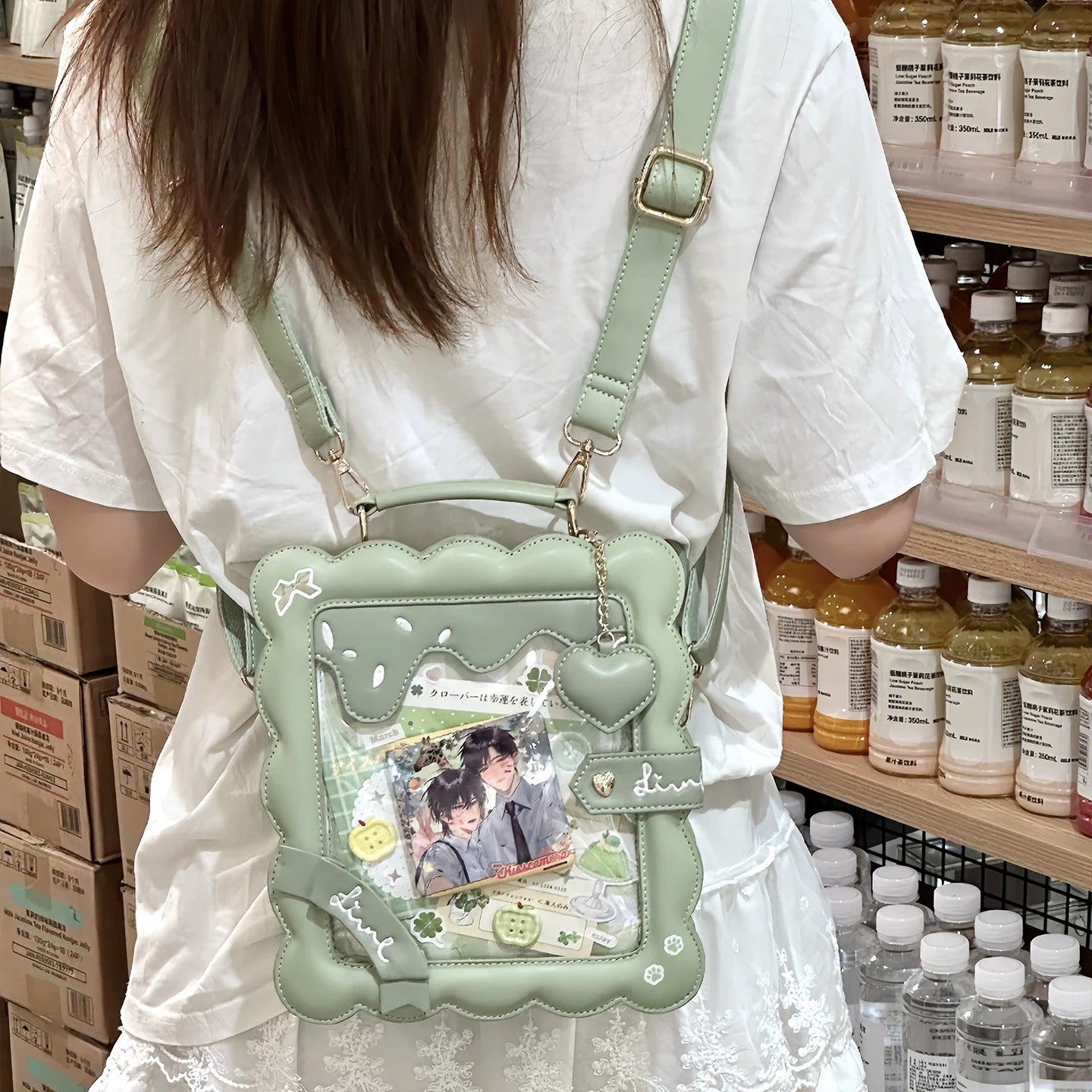 Cross-body Shoulders Doll Bag Cute Snacks