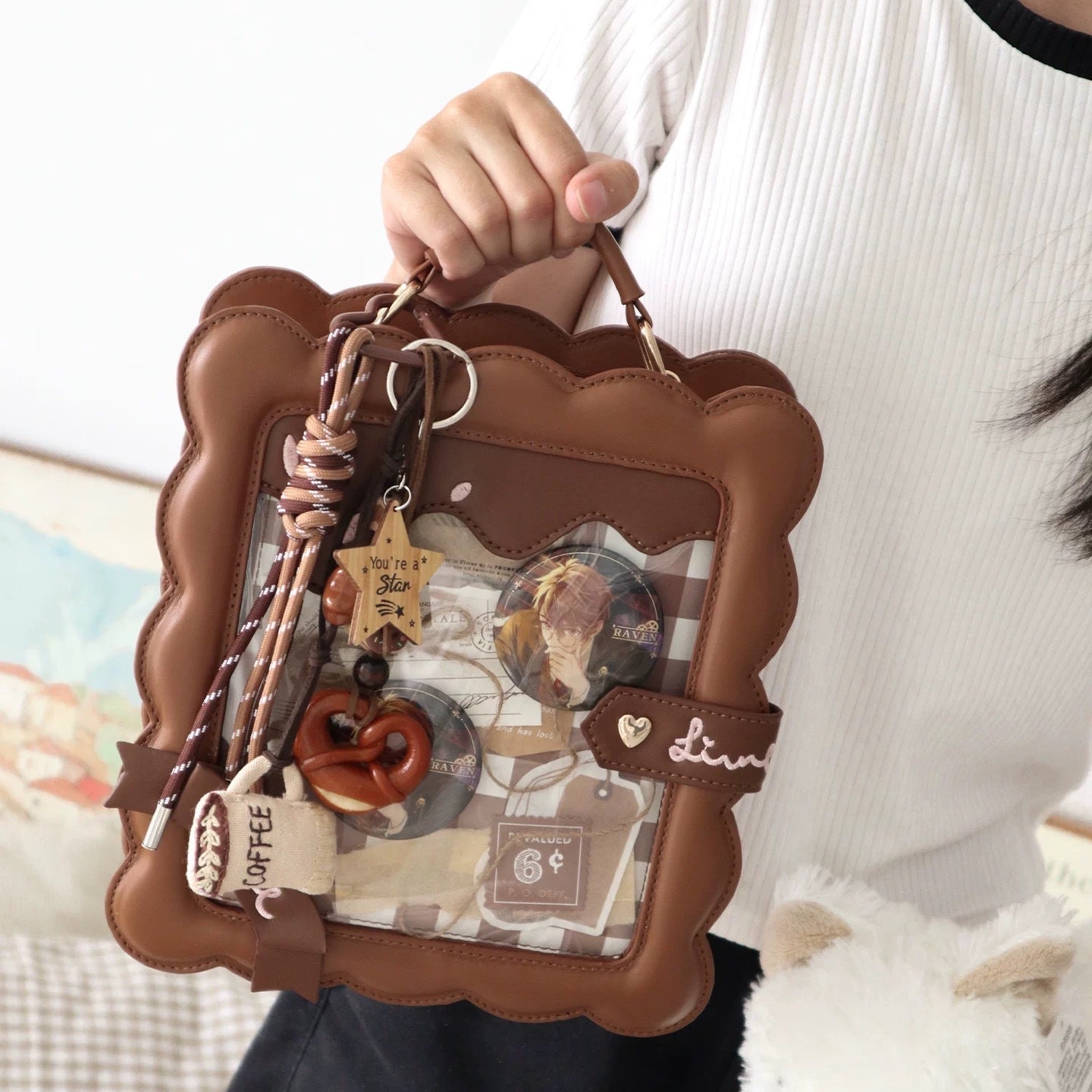Cross-body Shoulders Doll Bag Cute Snacks