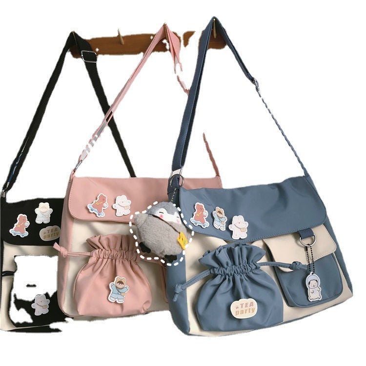 Girl's Cross Body Bag With Antique Style