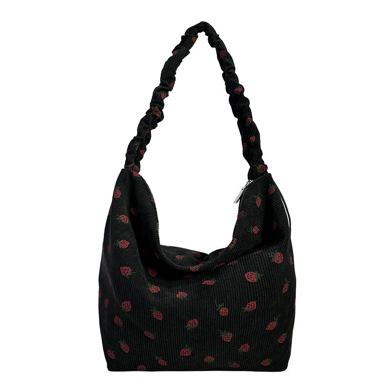 Women's Corduroy Corduroy Strawberry Cross-body Bag
