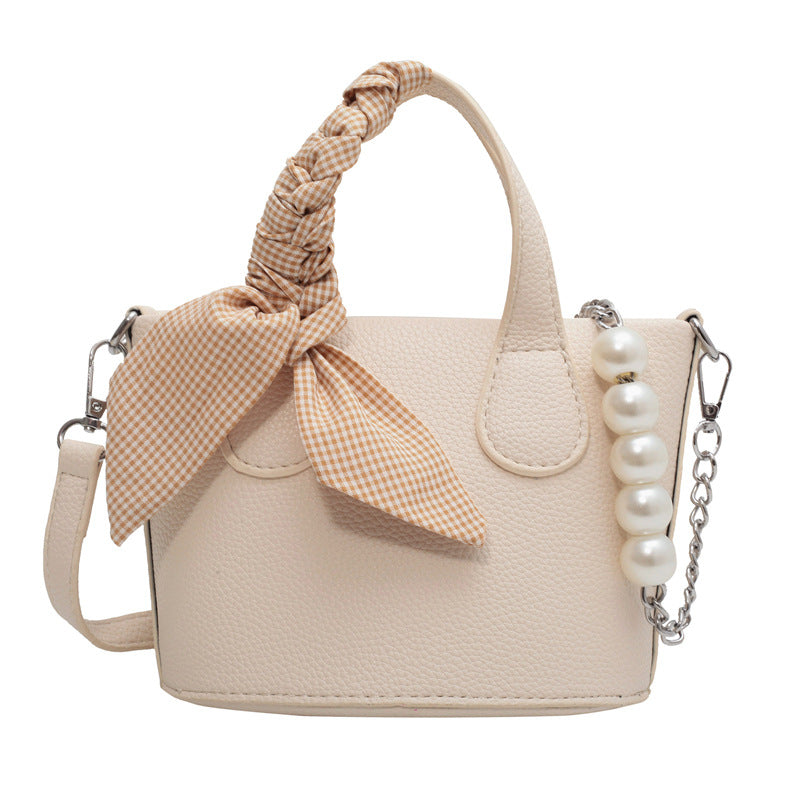 Candy-colored Bucket Bag Simple Cross-body