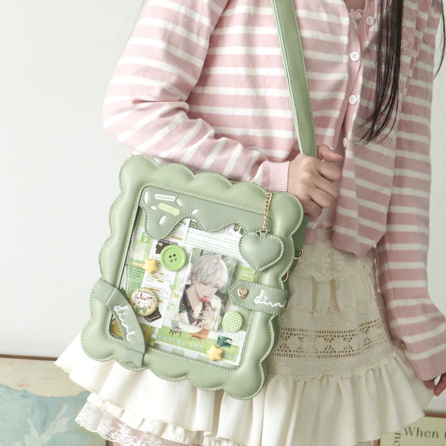 Cross-body Shoulders Doll Bag Cute Snacks