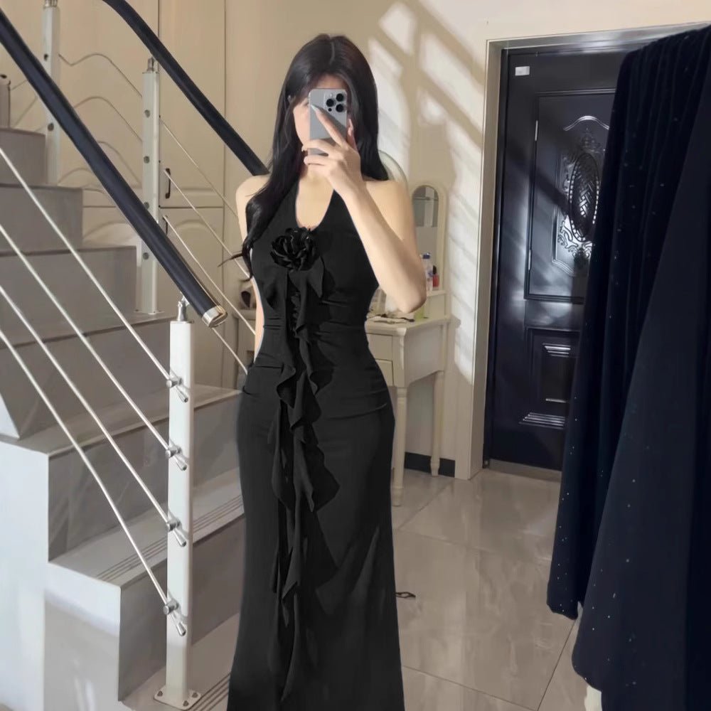 Elegant Summer Waist - cinching Gown Designed For A Sophisticated High - end Look - TALIANA STORE