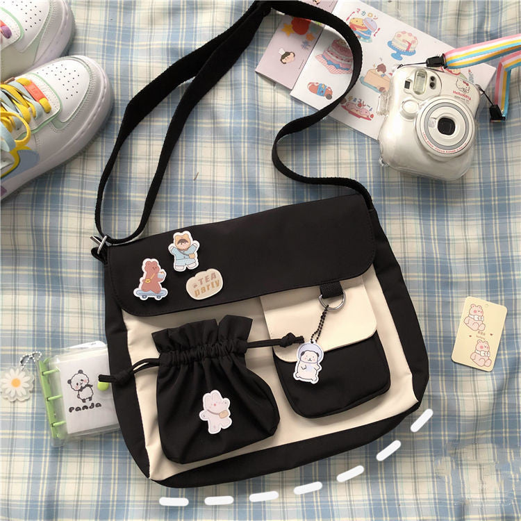 Girl's Cross Body Bag With Antique Style