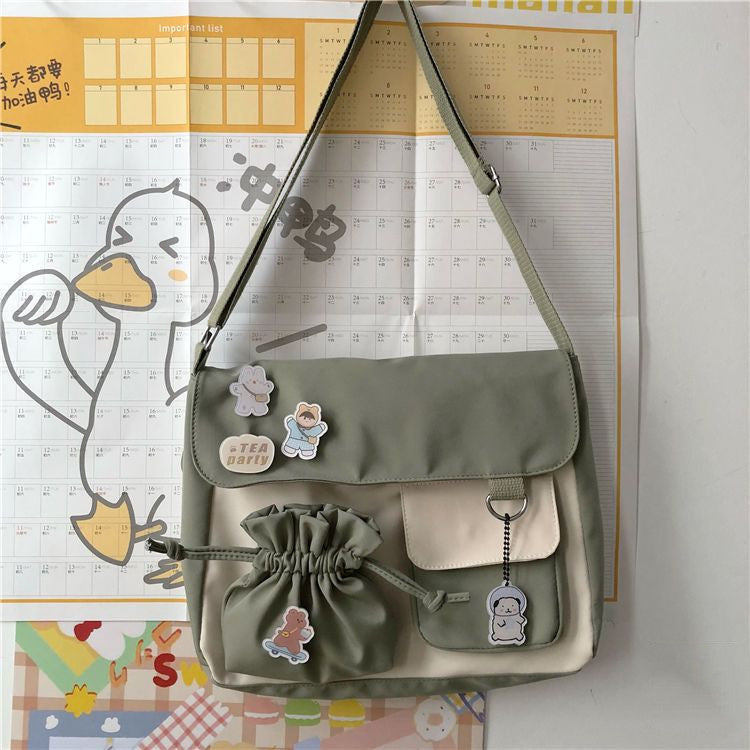 Girl's Cross Body Bag With Antique Style