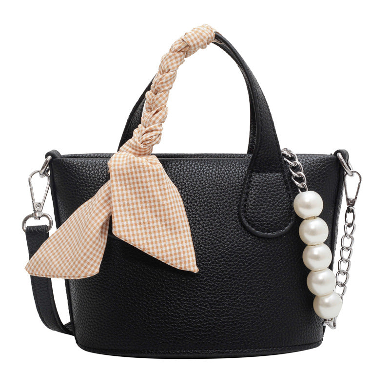 Candy-colored Bucket Bag Simple Cross-body