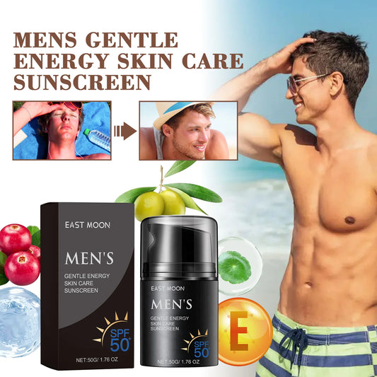East Moon Men's Skincare Series Isolation Uv Protection Retinol Face Moisture Fresh Roller Oil Control Repair Redness Sunscreen