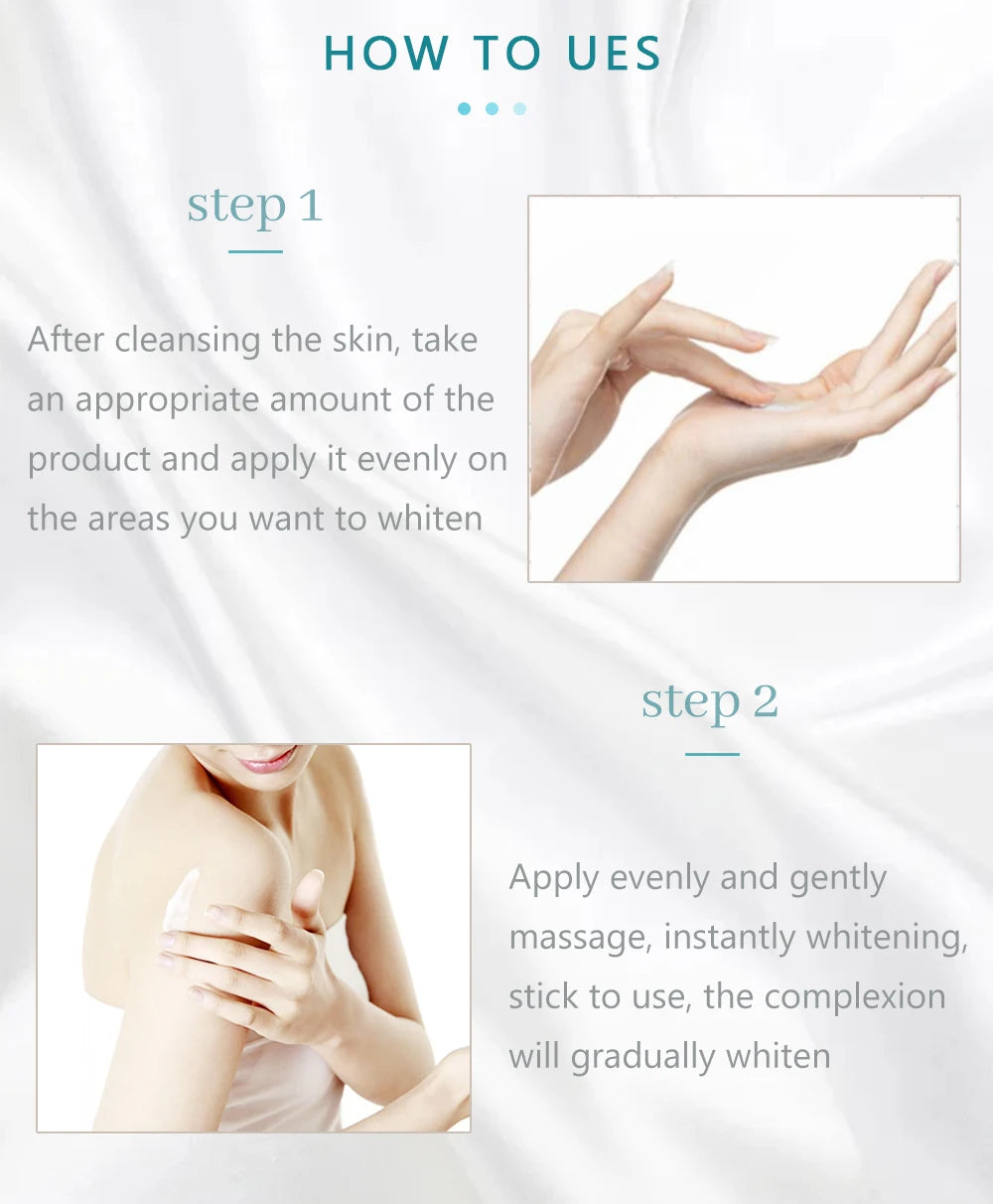 Body Moisturizer For Armpits Knees Inner Thighs Buttocks Even Skin Tone Firming Lifting Smooth Rough Skin Body Care 40g
