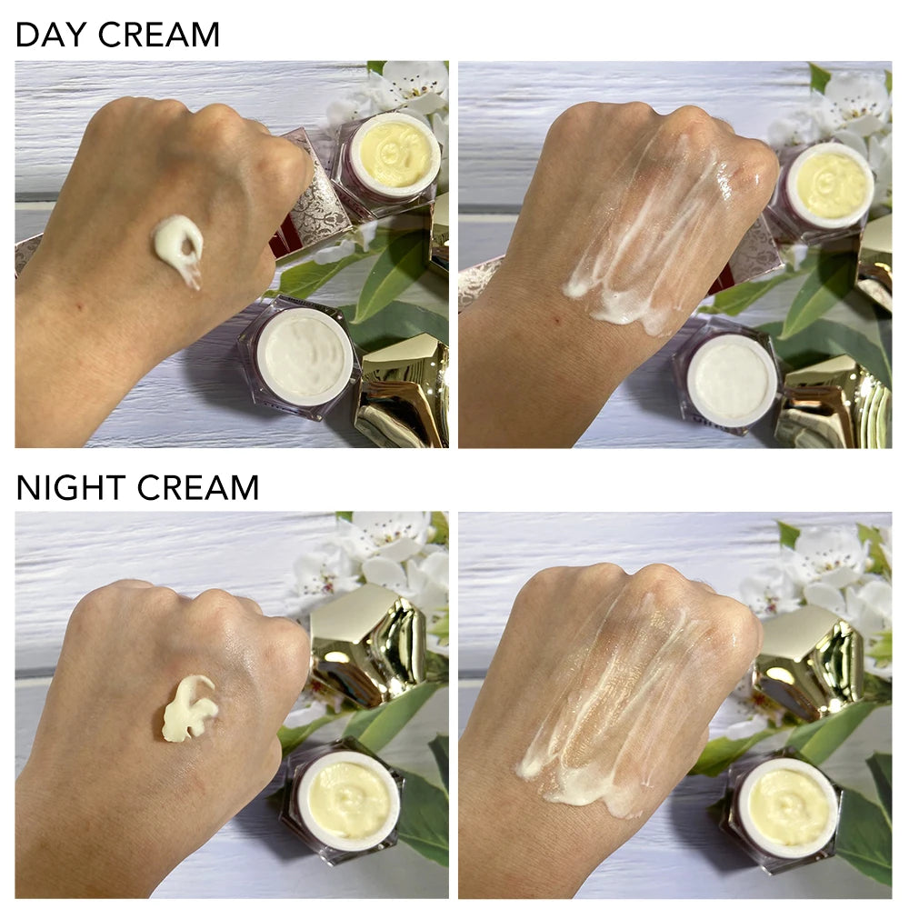 AILKE Lightening Facial Cream, Brightening, Reduce Spots, For Black and Dark Skin, Whitening Face Care Set for All Skin Types