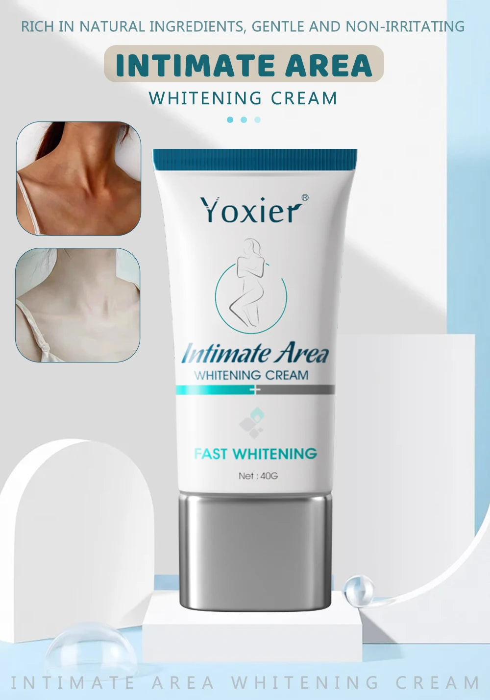 Body Moisturizer For Armpits Knees Inner Thighs Buttocks Even Skin Tone Firming Lifting Smooth Rough Skin Body Care 40g