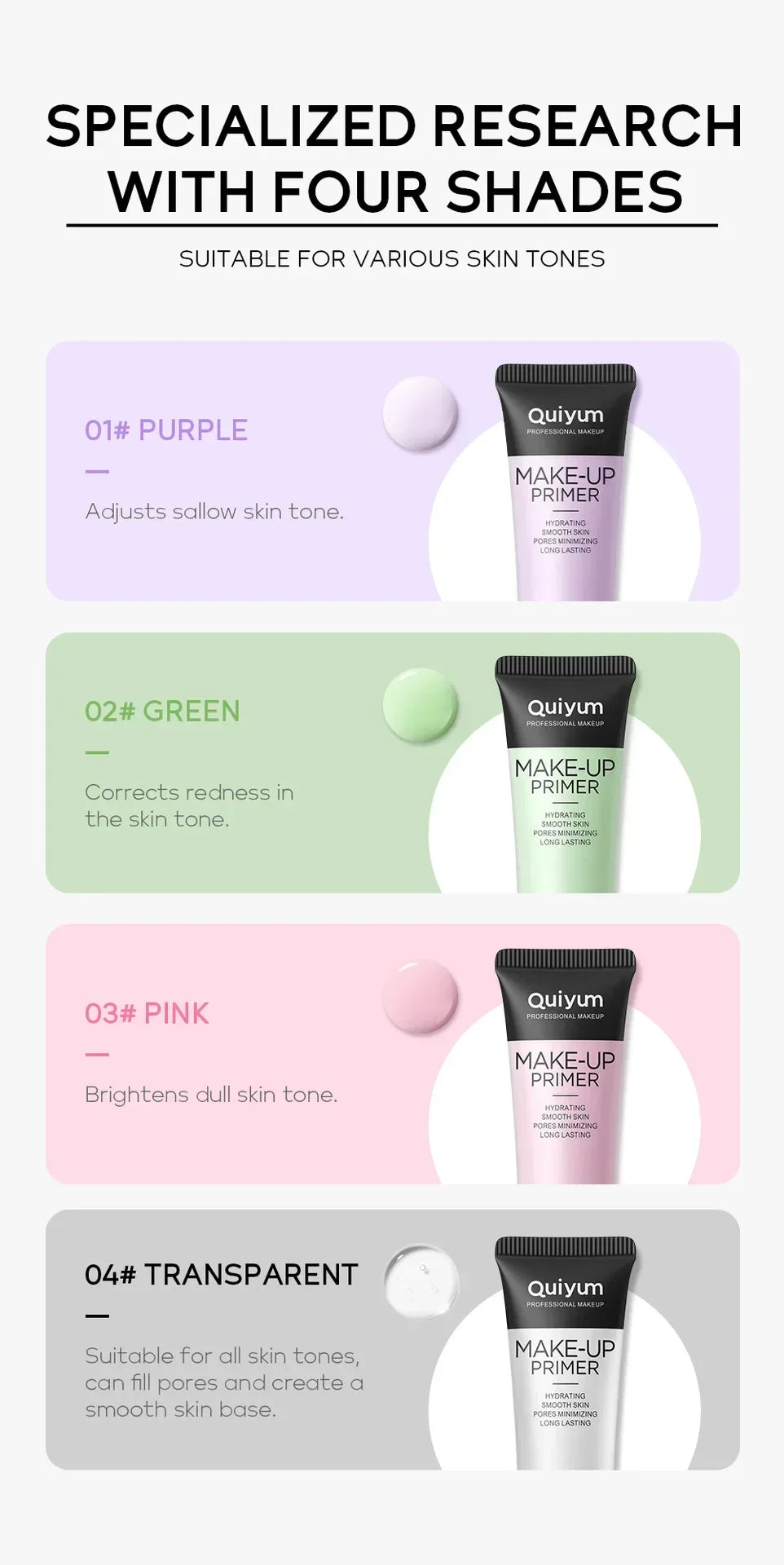 Base Makeup Facial Moisturizing Primer Moisturizing Primer Invisible Pores Smoothing Fine Lines Brightening Moisturizing