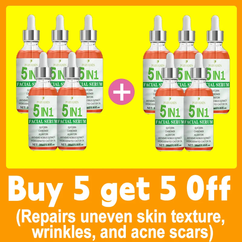 New 5-in-1 serum Wʀɪɴᴋʟᴇ-ғʀᴇᴇ, Aɴᴛɪ-Aɢɪɴɢ