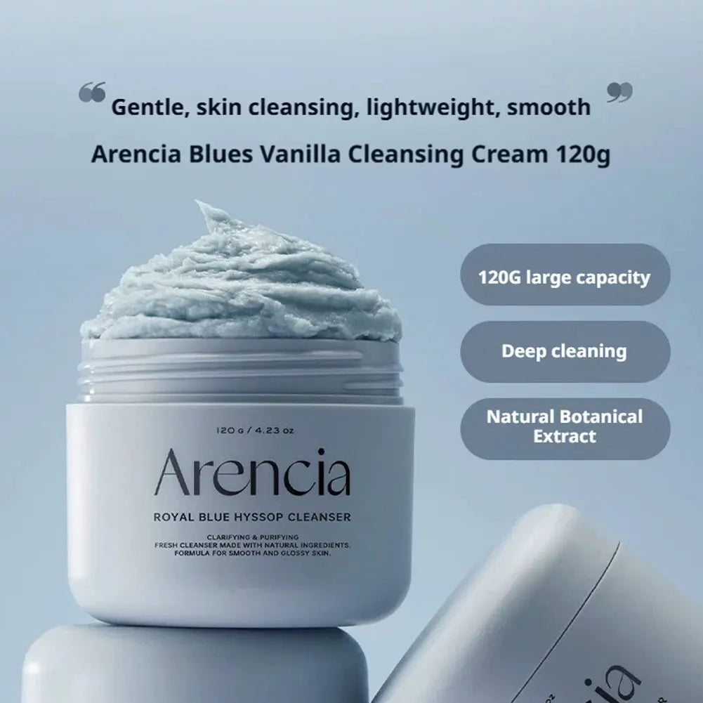 Arencia Fresh Green Rice Mochi Cleanser 120g Alcohol-Free Mineral Oil-Free Paraben-Free Gentle Formula Deep Cleanses
