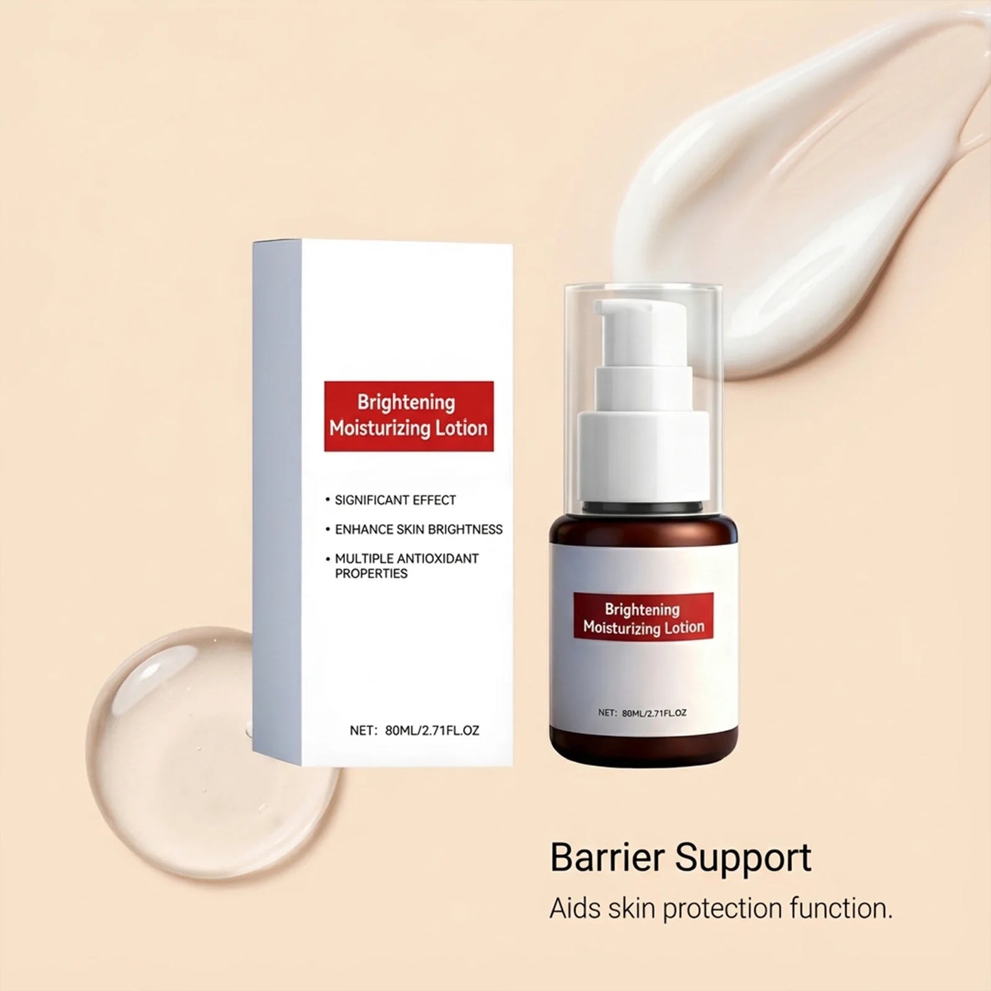 Brightening Moisturizing Lotion - Gentle hydration to nourish and brighten facial skin, providing moisture and protection