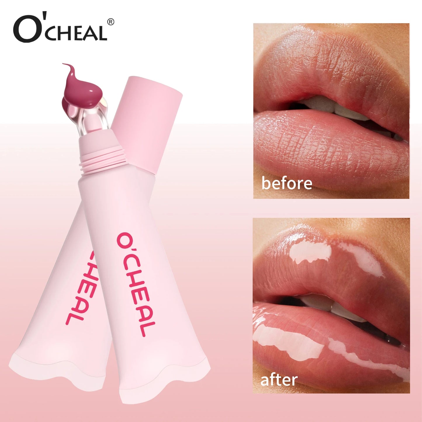 Moisturizing Tinted Lip Gloss Gentle Skin Friendly Deeply Hydrates & Plumps Lips All Day Radiant Color Sensitive Lips