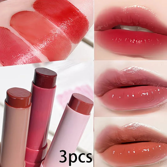 3 piece set Moisturizing, Hydrating, Lightening lip lines, Color rendering, Long-lasting makeup, Nourishing lip set