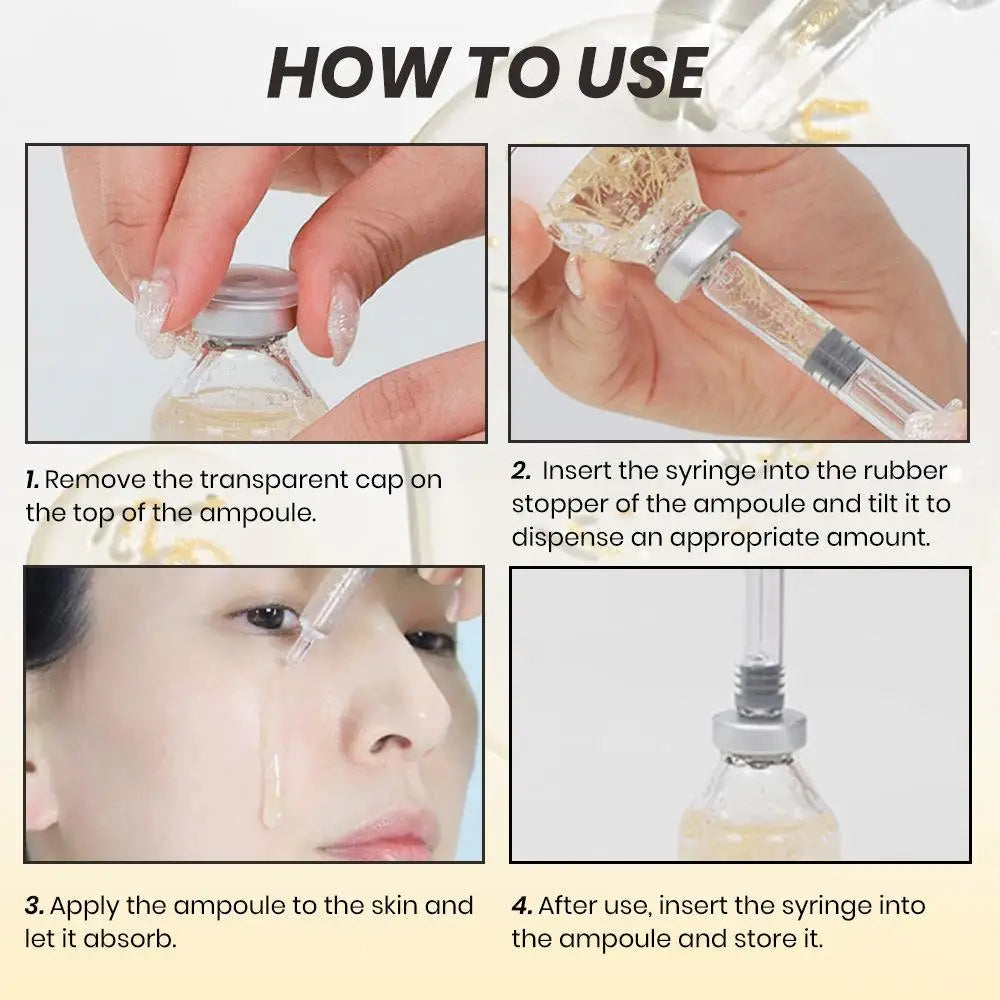 Korean Silk Collagen Essence Serum Intensive Revitalizing Formula with Deep Hydration Smoothing and Glow Boosting Skin Care
