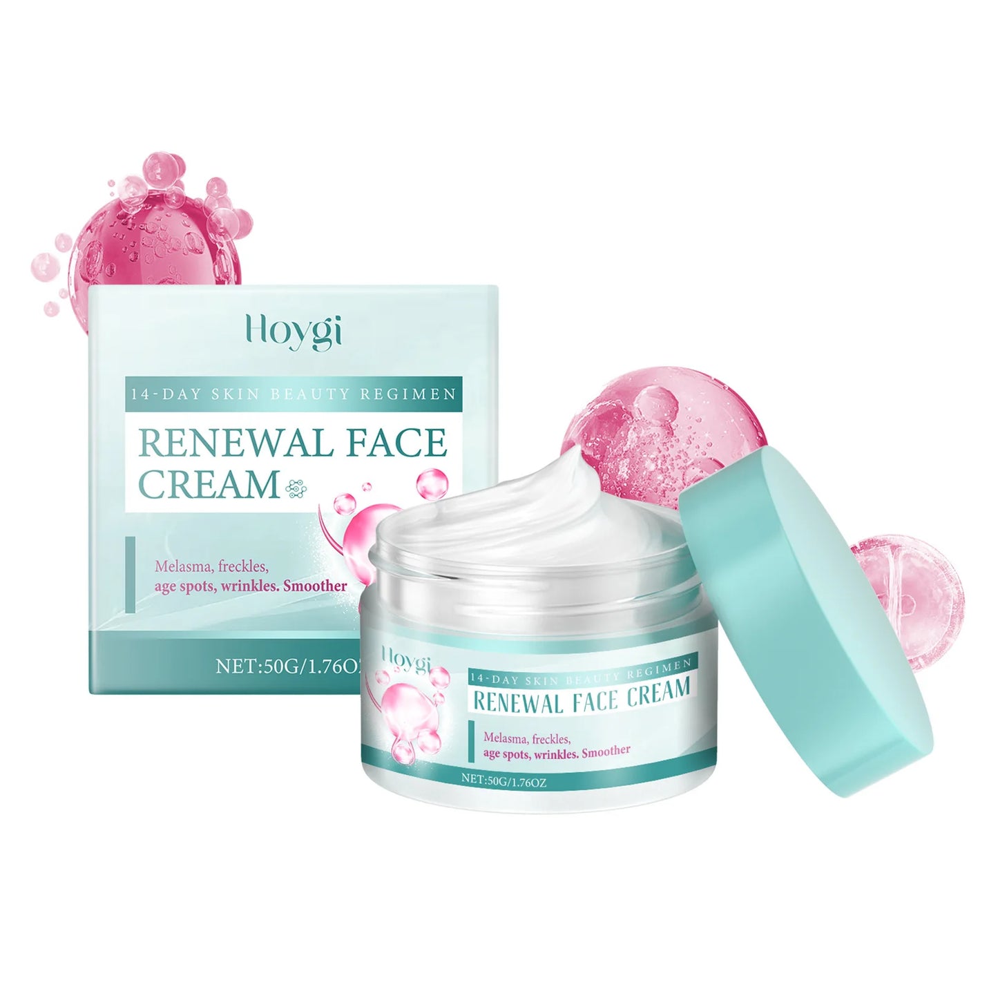 Moisturizing Face Cream Facial Skin State Moisturizing, Elastic, Tender, Moisturizing, Applying, Massage and Nursing Face Cream