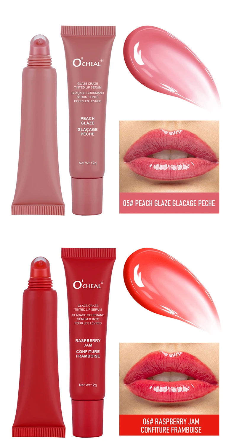 Moisturizing essence lip gloss, gloss lip makeup, durable color locking, multi color options, ideal holiday gift for girls