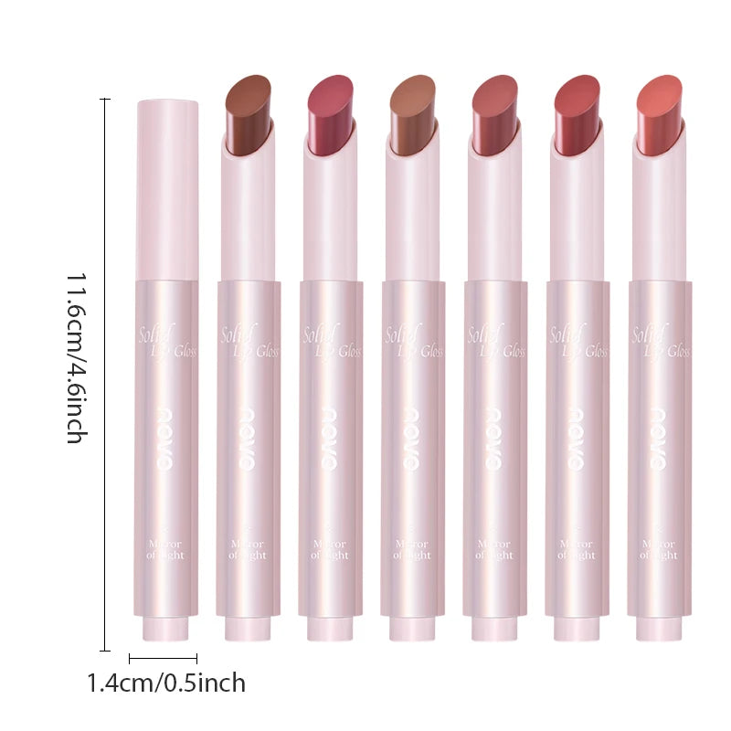 Moisturizing Mirror Lipstick, Nourishing Lip  Glaze, Long-Lasting Waterproof Non-Stick Cup, Highpigment Lip Gloss,All Skin Types