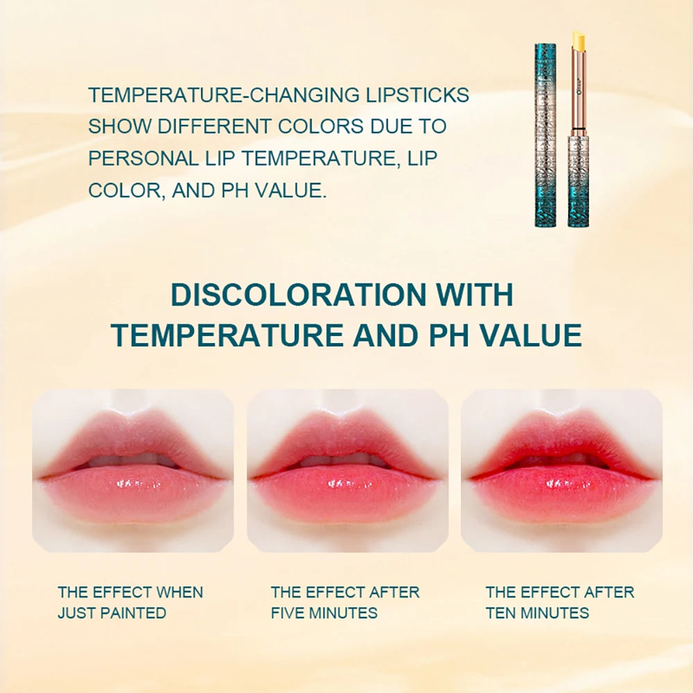 Moisturizing Lip Balm Waterproof Long Lasting Lips Gloss Changing Color Anti Dry Cracking Lipstick Makeup Sexy Plump Beauty Lips