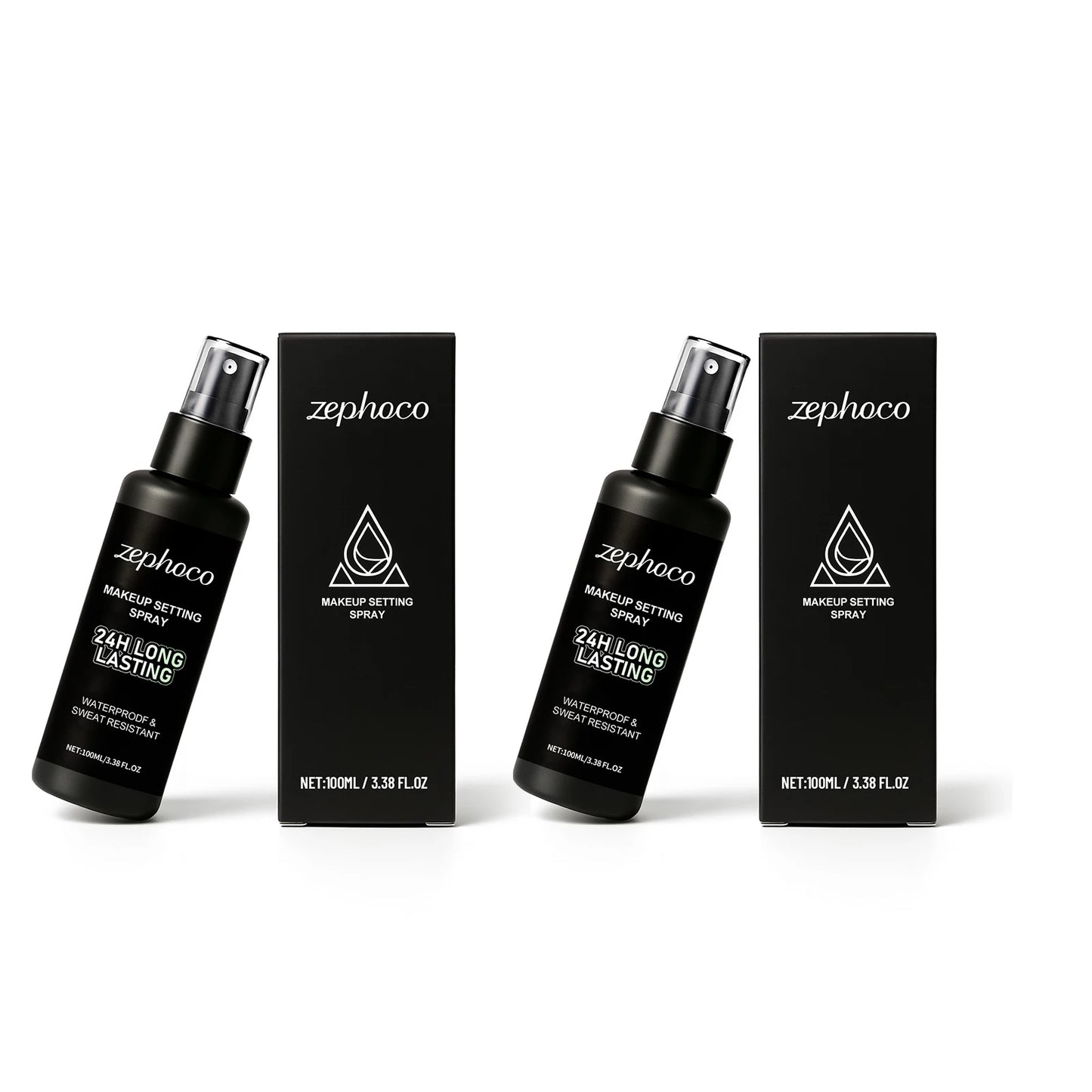 Makeup Setting Spray Hyaluronic Acid Moisturizing Waterprodf Sweat Resistant Fast Drying Lightweight 24h Longlasting Fixing Mist