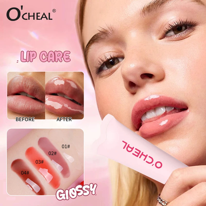 Moisturizing Tinted Lip Gloss Gentle Skin Friendly Deeply Hydrates & Plumps Lips All Day Radiant Color Sensitive Lips