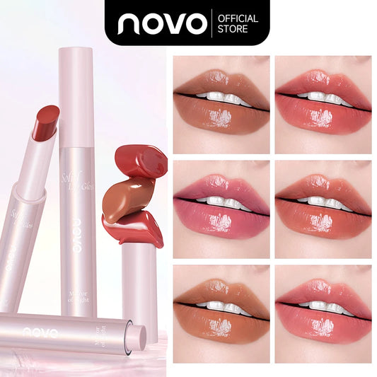 Moisturizing Mirror Lipstick, Nourishing Lip  Glaze, Long-Lasting Waterproof Non-Stick Cup, Highpigment Lip Gloss,All Skin Types