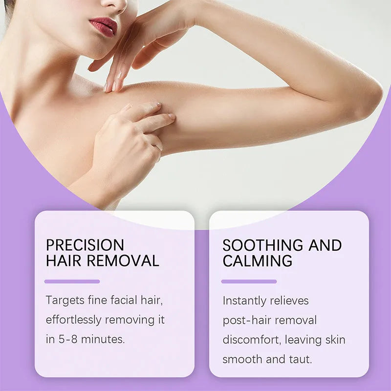Gentle Hair Removal Cream Nourishing Delicate Moisturizing For The Skin Portable Hair Removal Cream For Daily Body Cleansing