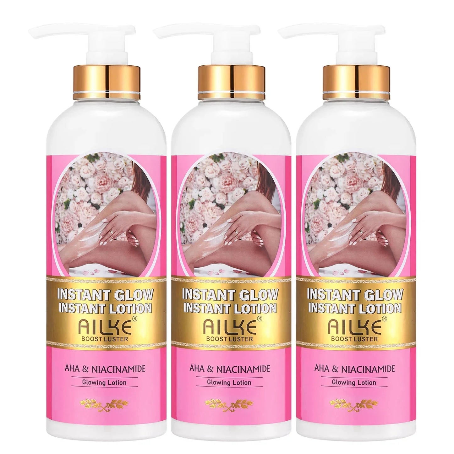 AILKE Natural Whitening Skin Care Set For All Skin Types, Remove Stubborn Acne, Dark Spots Kit, Reduce Melanin, Pigmentation