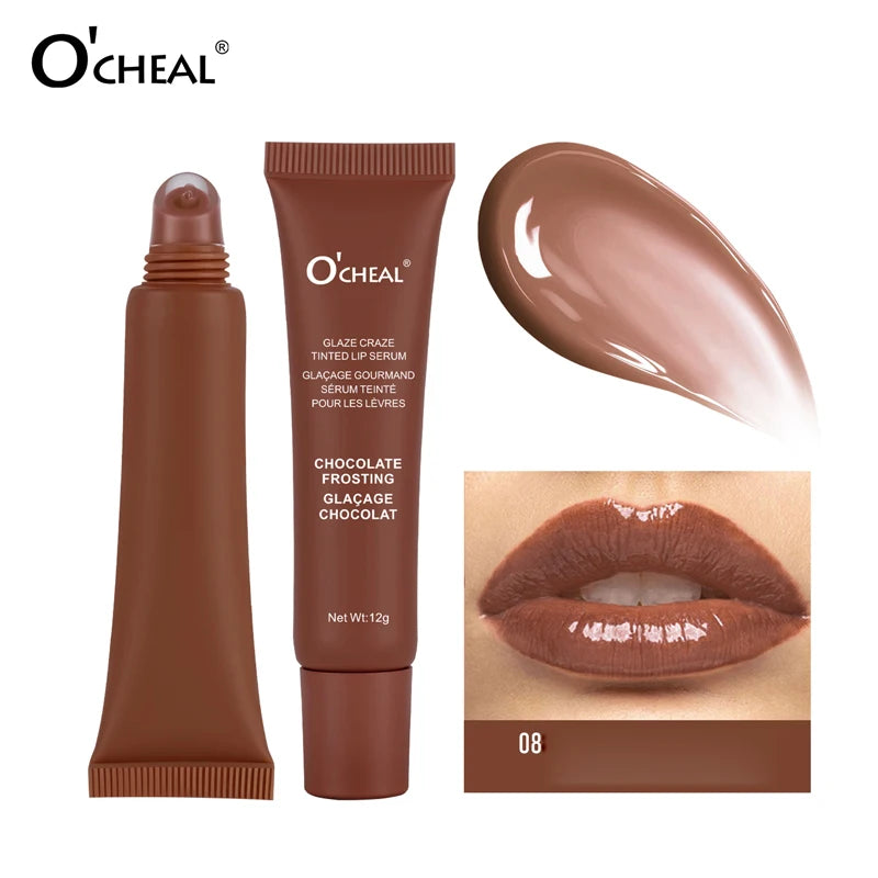 Moisturizing essence lip gloss, gloss lip makeup, durable color locking, multi color options, ideal holiday gift for girls