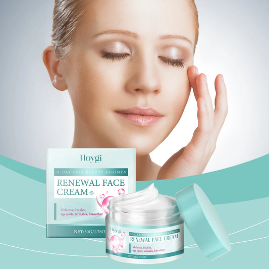 Moisturizing Face Cream Facial Skin State Moisturizing, Elastic, Tender, Moisturizing, Applying, Massage and Nursing Face Cream