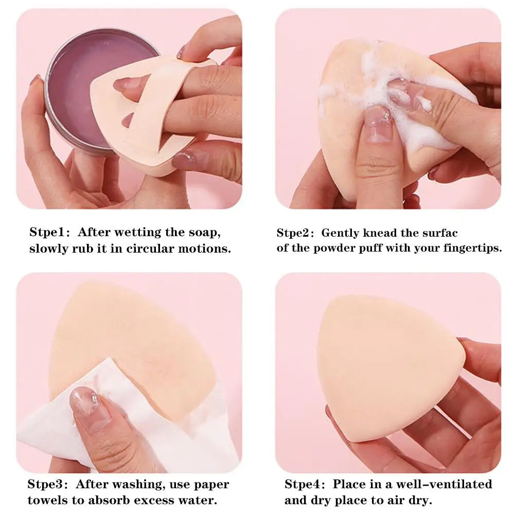 Makeup Brush Cleaner Gentle Effective Cleansing Low Foam Formula Quick Rinse Sponges Puffs Peach Oolong Scent Refreshing