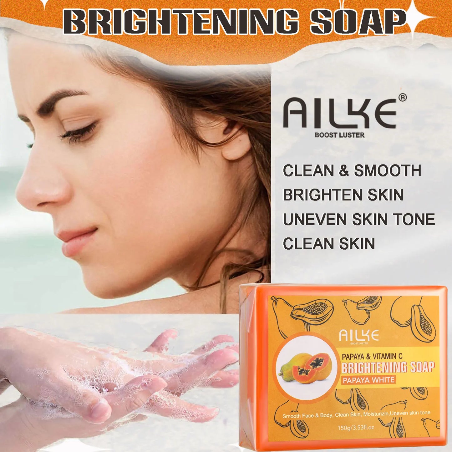 AILKE Collagen 5-in-1 Skin Care Set, Restore Skin Elasticity, Smooth Skin, Brighten, Even Skin Tone,For Face And Body Use Kit