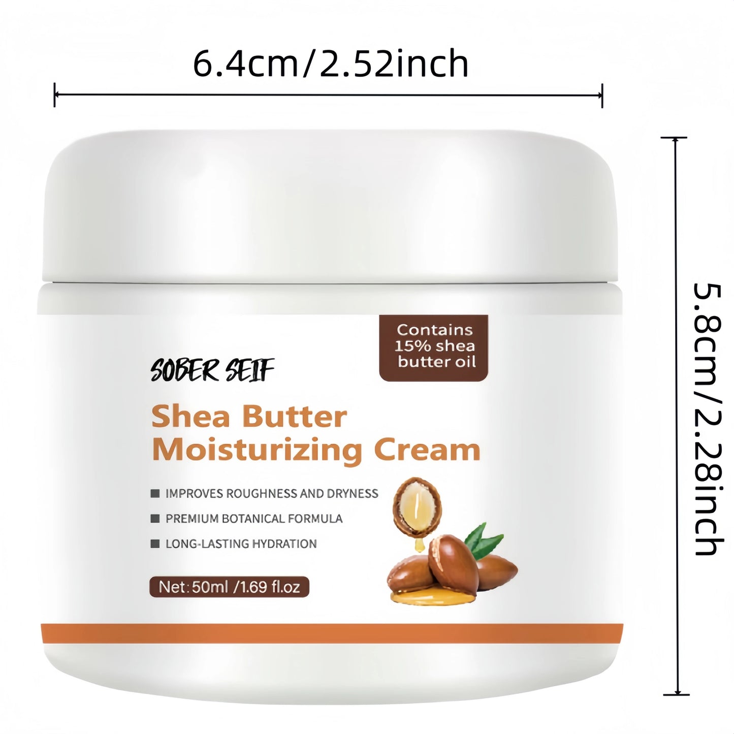 Moisturizer Shea Butter Long-Lasting Repair Firming Brightening For Dry Skin Practical Gift