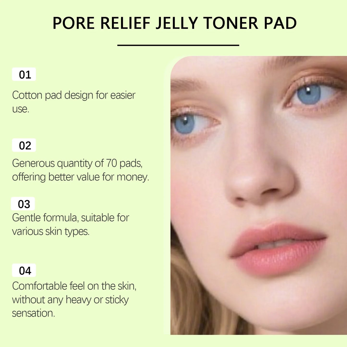 Moisturizing Calming Toner Pads Deep Hydrating Moisture Sooth Calming Improve Dry Roughness Skin Hydrating Soothing Facial Pads