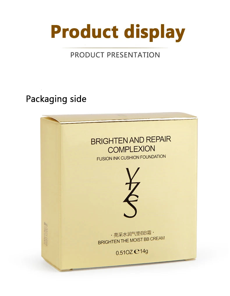 3-color moisturizing concealer,air cushion,BB cream,Light Moisturizing Isolation Cream,liquid foundation,Natural setting Makeup