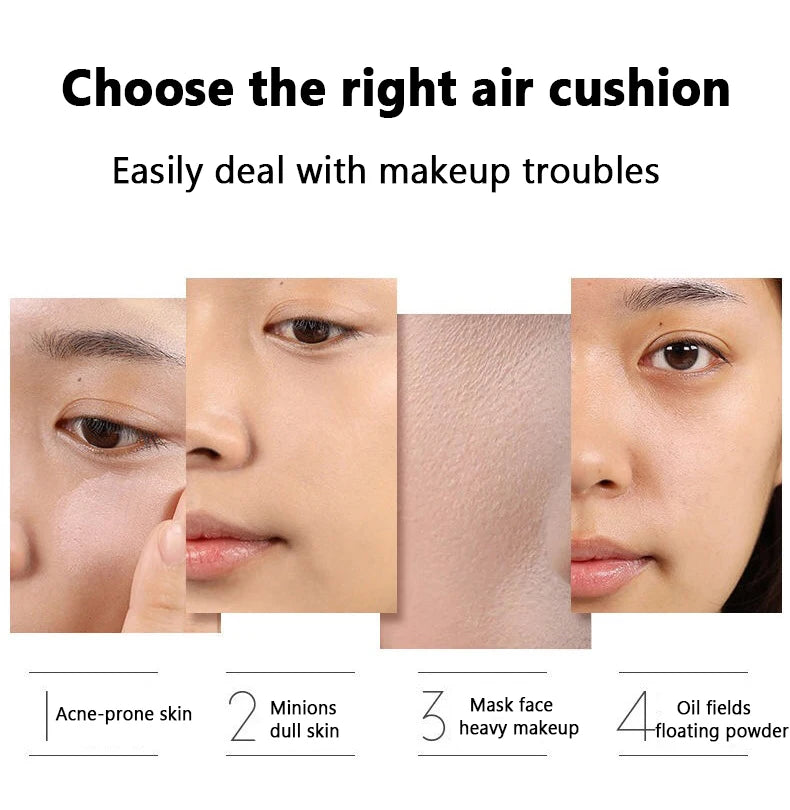 3-color moisturizing concealer,air cushion,BB cream,Light Moisturizing Isolation Cream,liquid foundation,Natural setting Makeup